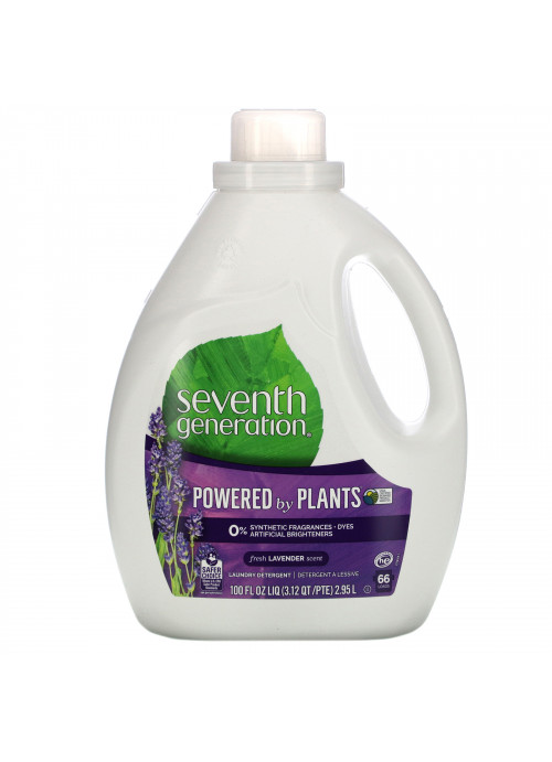 Seventh Generation, Laundry Detergent, Fresh Lavender, 100 fl oz (2.95 L)