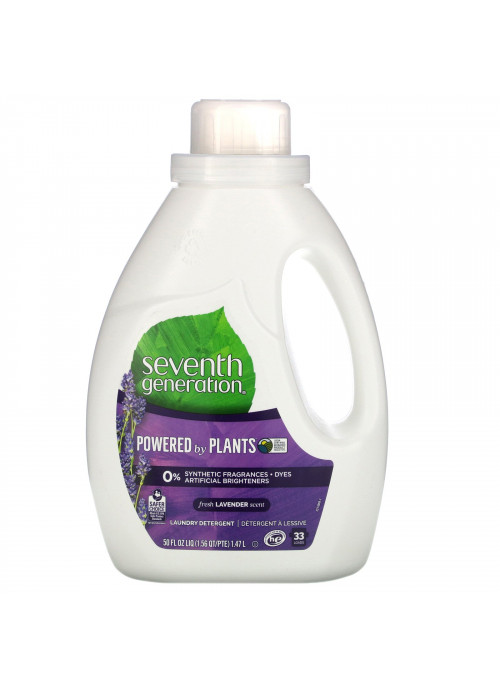 Seventh Generation, Laundry Detergent, Lavender, 50 fl oz (1.47 l)