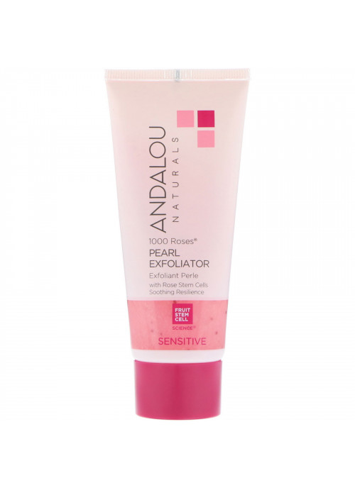 Andalou Naturals, Pearl Exfoliator, Sensitive, 1000 Roses, 2 fl oz (58 ml)