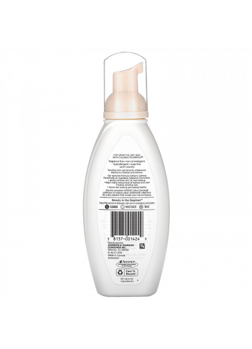 Aveeno, Ultra-Calming Foaming Cleanser, Fragrance Free, 6.0 fl oz (180 ml)