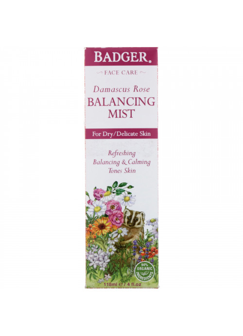 Badger Company, Damascus Rose, Balancing Mist, 4 fl oz (118 ml)