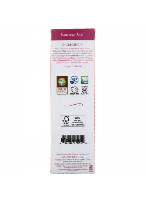 Badger Company, Damascus Rose, Balancing Mist, 4 fl oz (118 ml)