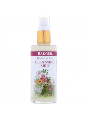 Badger Company, Damascus Rose, Cleansing Milk, 4 fl oz (118 ml)