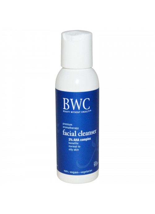 Beauty Without Cruelty, 3% AHA Complex, Facial Cleanser, 2 fl oz (59 ml)