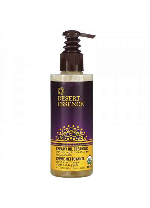 Desert Essence, Creamy Oil Cleanser, 6.4 fl oz (190 ml)