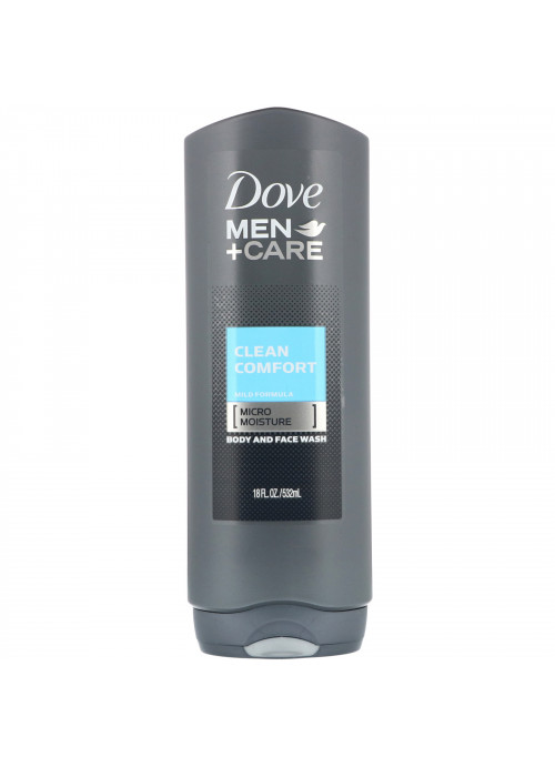 Dove, Men+Care, Body and Face Wash, Clean Comfort, 18 fl oz (532 ml)