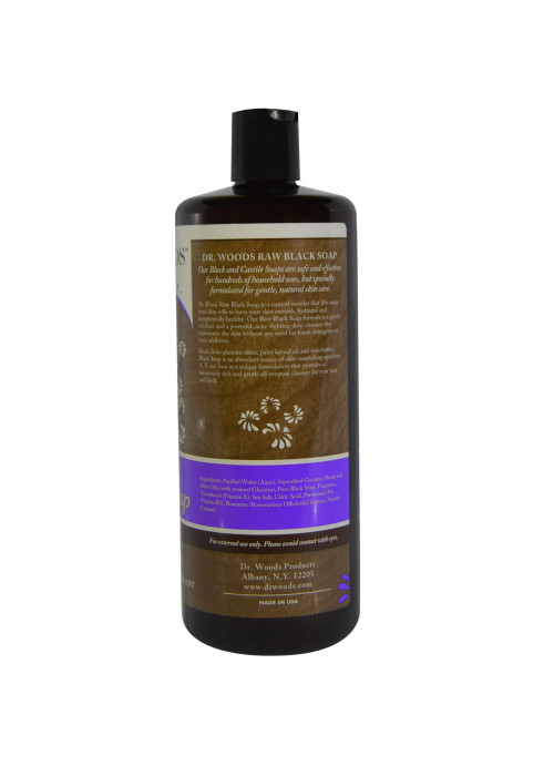 Dr. Woods, Raw Black Soap, Original, 32 fl oz (946 ml)