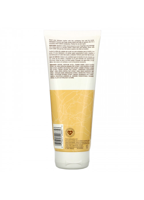 Freeman Beauty, Exfoliating Face Scrub, Indonesian Coconut, 6 fl oz (175 ml)