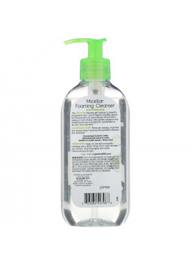 Garnier, SkinActive, Micellar Foaming Cleanser, All-in-1 Rinse Off, Combo/Oily Skin, 6.7 fl oz (200 ml)