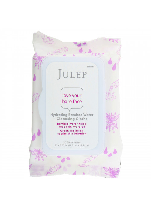 Julep, Love Your Bare Face, Hydrating Bamboo Water Cleansing Cloths, 30 Towelettes