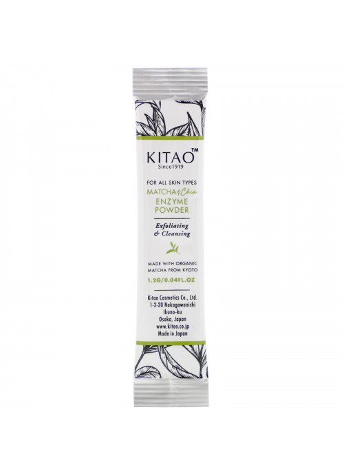 Kitao, Matcha & Chia, Enzyme Powder, 30 Pouches, 0.04 fl oz (1.2 g) Each