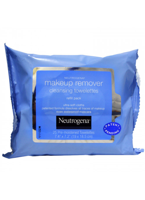Neutrogena, Makeup Remover Cleansing Towelettes, 25 Pre-Moistened Towelettes
