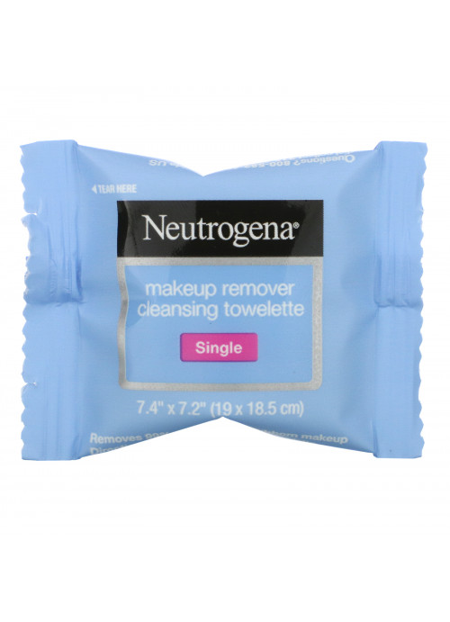 Neutrogena,  Makeup Remover Cleansing Towelettes, Singles, 20 Pre-Moistened Towelettes