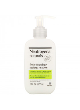 Neutrogena, Neutrogena, Naturals, Fresh Cleansing + Makeup Remover, 6 fl oz (177 ml)