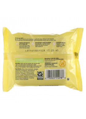 Neutrogena, Skin Balancing, Micellar Cleansing Cloth, 25 Pre-Moistened Towelettes