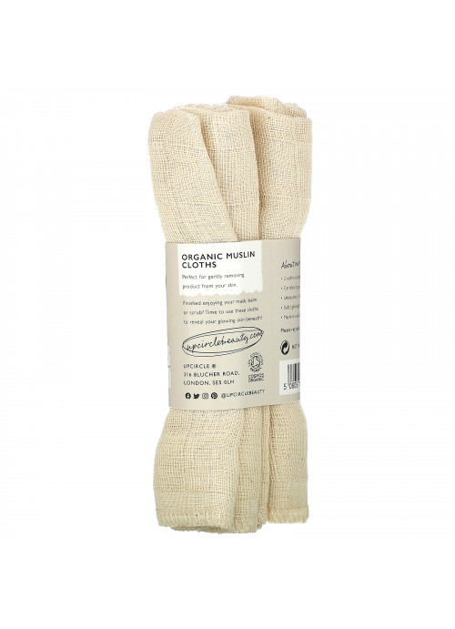 UpCircle, Organic Muslin Cloths, 2 Pieces