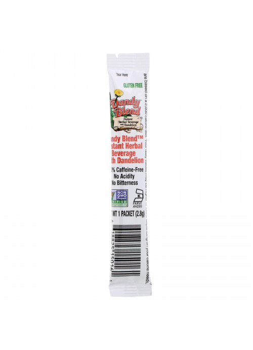 Dandy Blend, Instant Herbal Beverage With Dandelion, Caffeine Free, 25 Single Serving Pouches