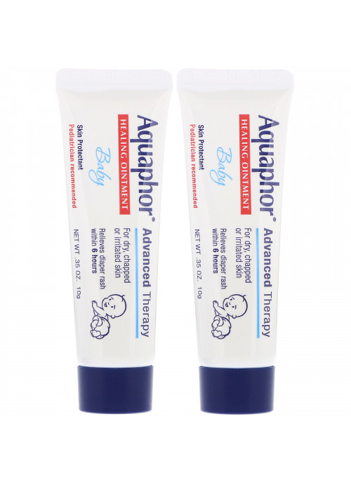 Aquaphor, Baby Healing Ointment, 2 Tubes, 0.35 oz (10 g) Each