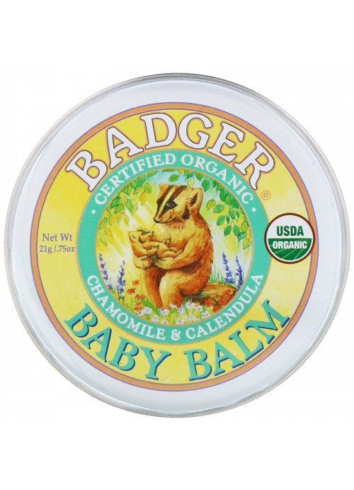 Badger Company, Baby Balm, Chamomile & Calendula, .75 oz (21 g)