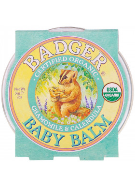 Badger Company, Organic, Baby Balm, Chamomile & Calendula, 2 oz (56 g)