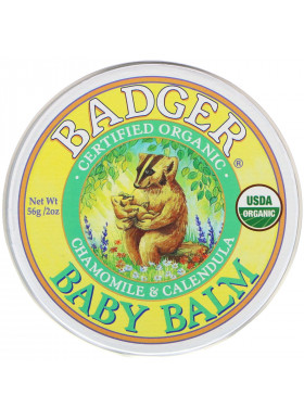 Badger Company, Organic, Baby Balm, Chamomile & Calendula, 2 oz (56 g)