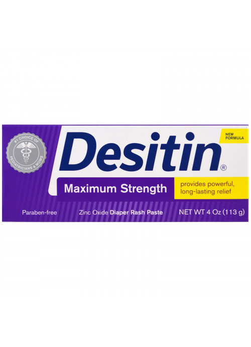 Desitin, Diaper Rash Paste,  Maximum Strength, 4 oz (113 g)