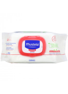 Mustela, Baby, Soothing Cleansing Wipes, 70 Wipes