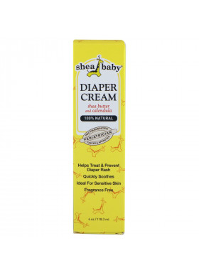 Shea Baby, Shea Mama Baby, Diaper Cream, Unscented, 4 oz (118.3 ml)