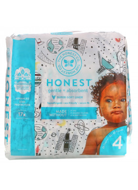 The Honest Company, Honest Diapers, Size 4,  22 - 37 Pounds, Space Travel, 23 Diapers