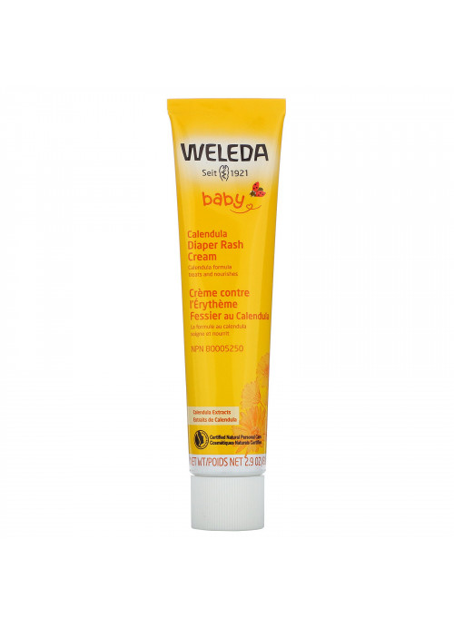 Weleda, Baby, Calendula Diaper Rash Cream, Calendula Extracts, 2.9 oz (81 g)