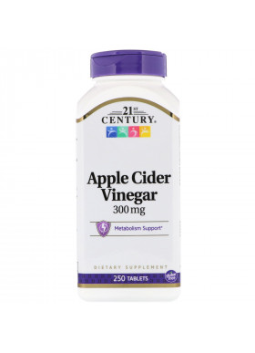 21st Century, Apple Cider Vinegar, 300 mg, 250 Tablets