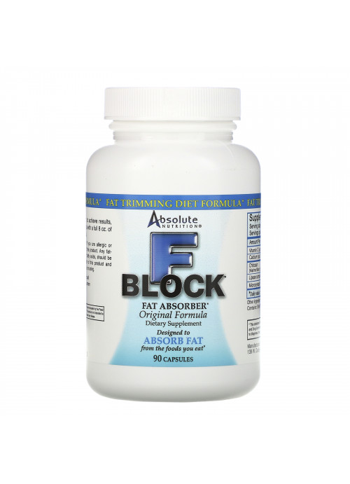 Absolute Nutrition, FBlock, Fat Absorber, 90 Capsules