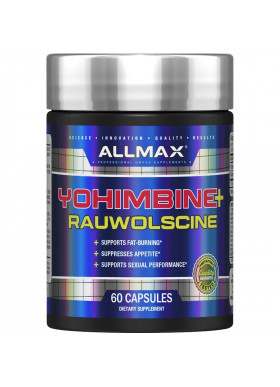 ALLMAX Nutrition, Yohimbine HCI + Rauwolscine, 3.0 mg, 60 Capsules