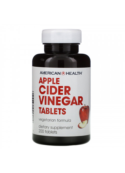 American Health, Apple Cider Vinegar Tablets, 200 Tablets