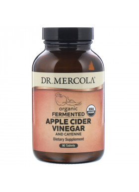 Dr. Mercola, Organic Fermented Apple Cider Vinegar and Cayenne, 90 Tablets