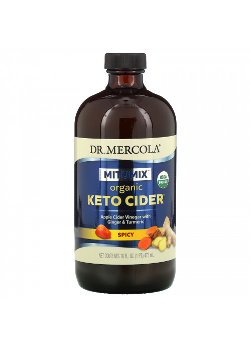 Dr. Mercola, Organic Keto Cider, Spicy, 16 oz (473 ml)