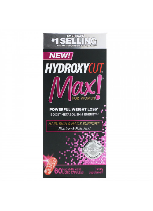 Hydroxycut, Max! For Women, 60 Rapid-Release Liquid Capsules