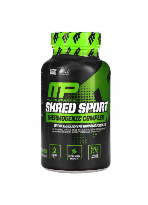 MusclePharm, Shred Sport, Thermogenic Complex, 60 Capsules