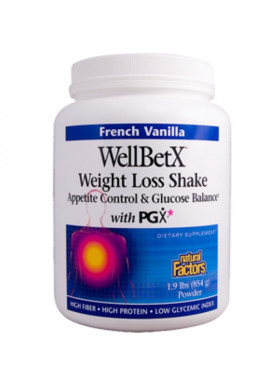 Natural Factors, WellBetX, Weight Loss Shake, French Vanilla, 1.9 lbs (854 g)