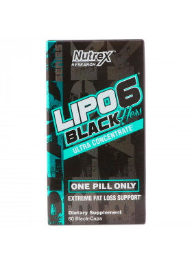 Nutrex Research, LIPO-6 Black Hers, Ultra Concentrate, 60 Black-Caps