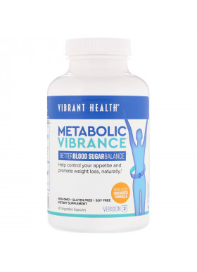 Vibrant Health, Metabolic Vibrance, Version 2, 90 Vegetable Capsules