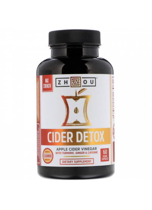 Zhou Nutrition, Max Strength Cider Detox, 60 Veggie Capsules