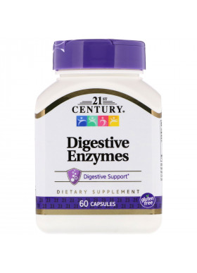 21st Century, Digestive Enzymes, 60 Capsules