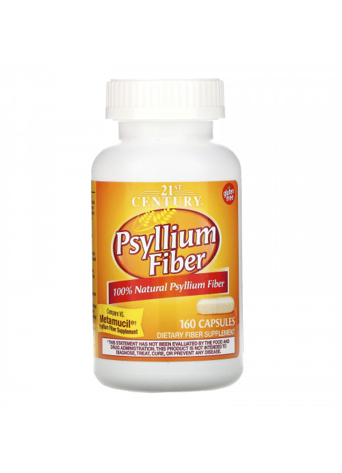 21st Century, Psyllium Fiber, 160 Capsules