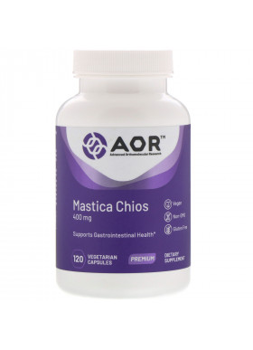 Advanced Orthomolecular Research AOR, Mastica Chios, 400 mg, 120 Vegetarian Capsules