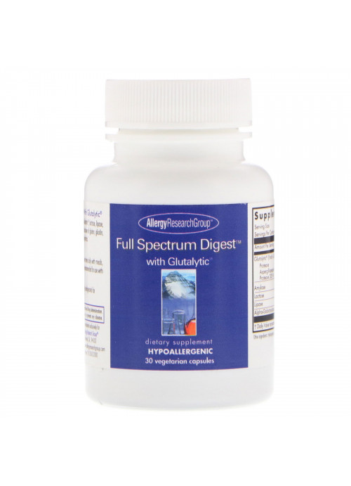 Allergy Research Group, Full Spectrum Digest with Glutalytic, 30 Vegetarian Capsules