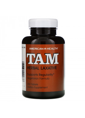 American Health, TAM, Herbal Laxative, 250 Tablets