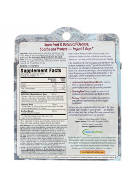 appliednutrition, 5 Day Liquid Cleanse & Flush, Mixed Berry, 10 Liquid-Tubes, 10 ml Each