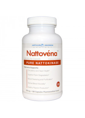 Arthur Andrew Medical, Nattovena, Pure Nattokinase, 200 mg, 180 Capsules