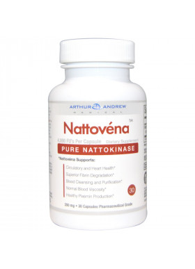 Arthur Andrew Medical, Nattovena, Pure Nattokinase, 200 mg, 30 Capsules